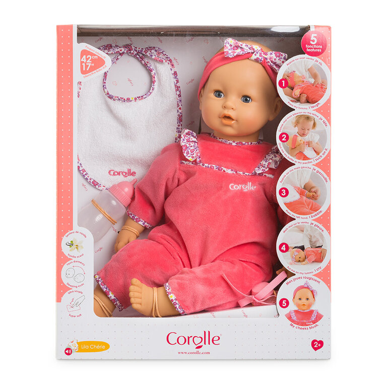 COROLLE MON GRAND POUPON - LILA CHÉRIE INTERACTIVE 42 CM