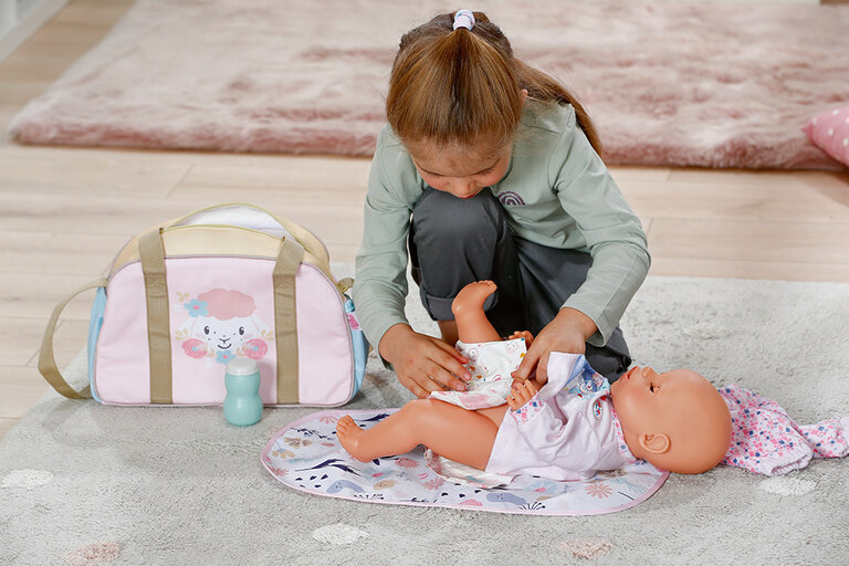 BABY BORN SAC À LANGER FLEURI