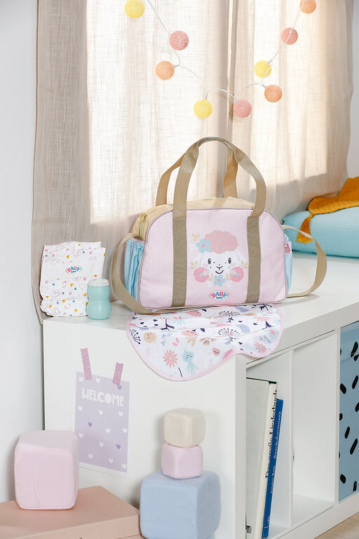 BABY BORN SAC À LANGER FLEURI