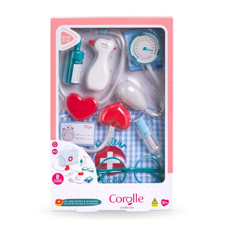 COROLLE ACCESSOIRES POUR POUPÉE - MA VALISE DE DOCTEUR