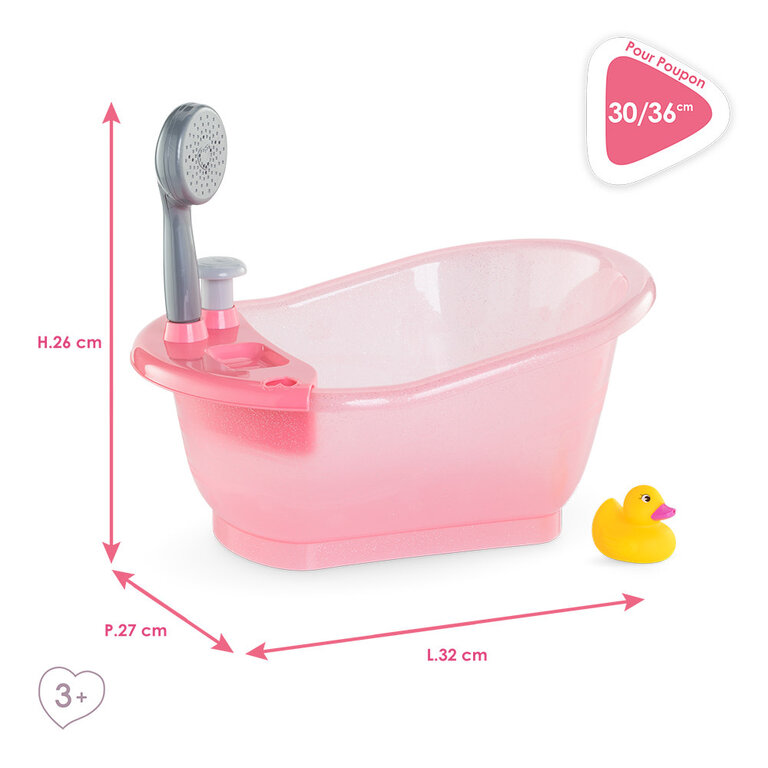 COROLLE ACCESSOIRE POUR POUPÉE - BAIGNOIRE