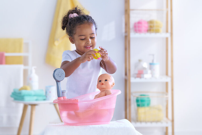 COROLLE ACCESSOIRE POUR POUPÉE - BAIGNOIRE