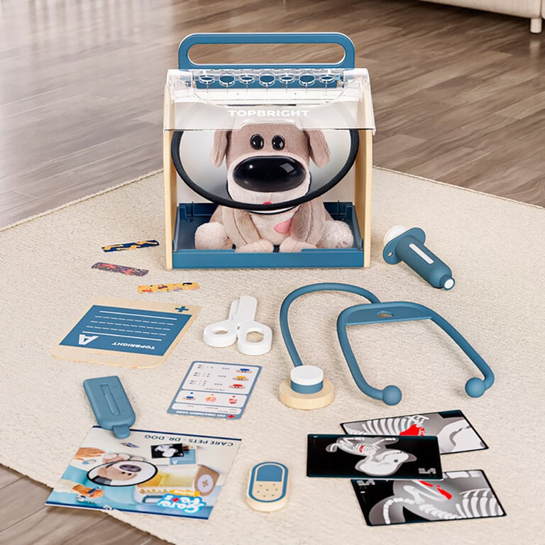 TOP BRIGHT COFFRET VÉTÉRINAIRE CHIEN - SONS ET LUMIÈRES