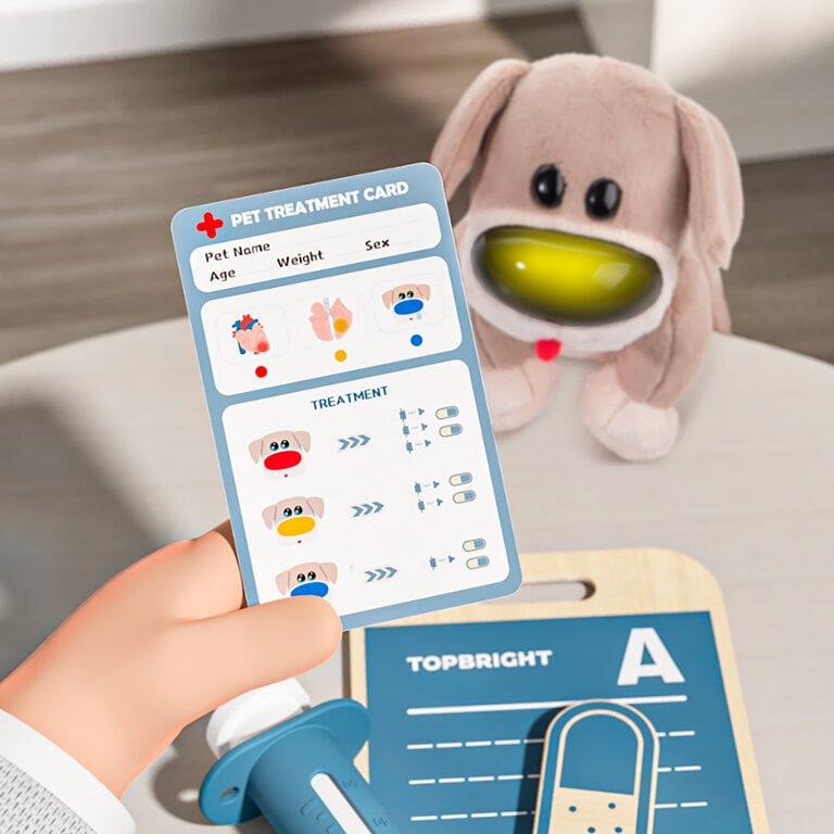 TOP BRIGHT COFFRET VÉTÉRINAIRE CHIEN - SONS ET LUMIÈRES