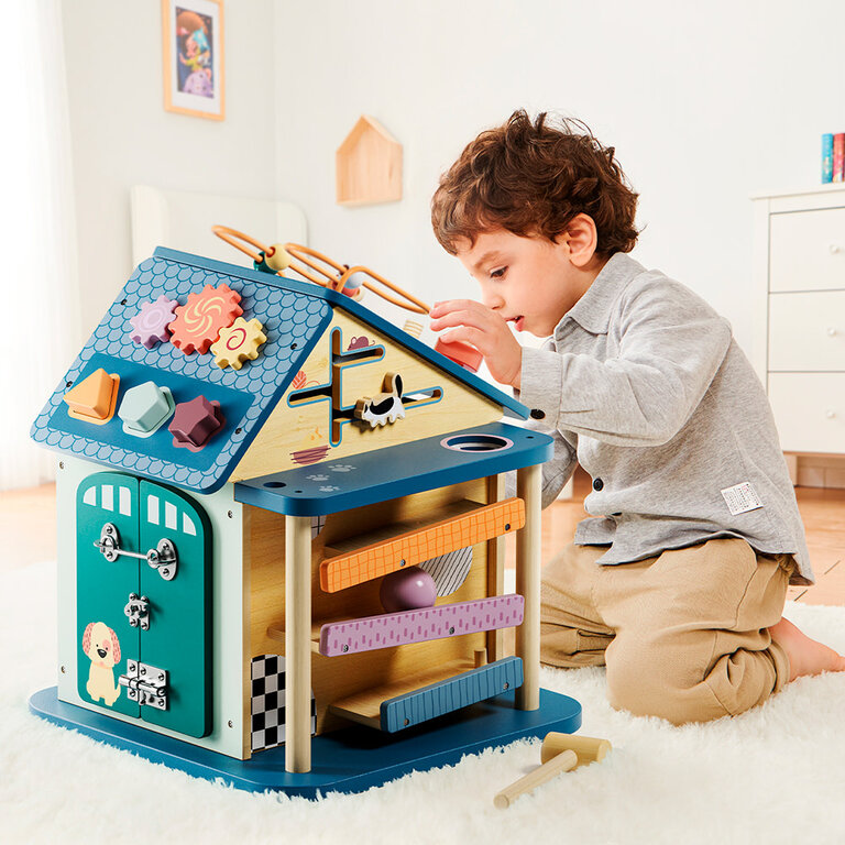 TOP BRIGHT MAISON D'ACTIVITÉ EN BOIS 12-EN-1