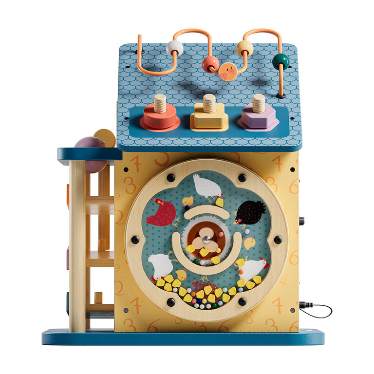 TOP BRIGHT MAISON D'ACTIVITÉ EN BOIS 12-EN-1