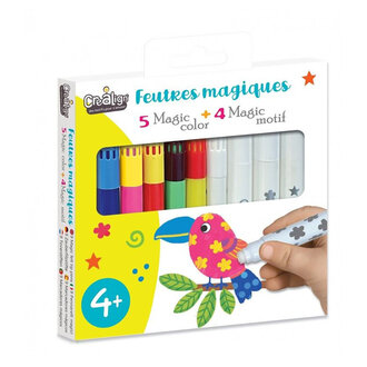 CREALIGN ENSEMBLE DE 9 MARQUEURS MAGIQUES