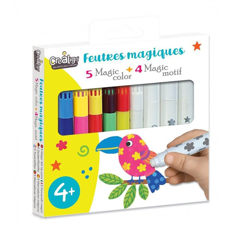 CREALIGN ENSEMBLE DE 9 MARQUEURS MAGIQUES