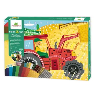 SYCOMORE 5 MOSAÏQUES STICK'N FUN - LA VIE À LA FERME