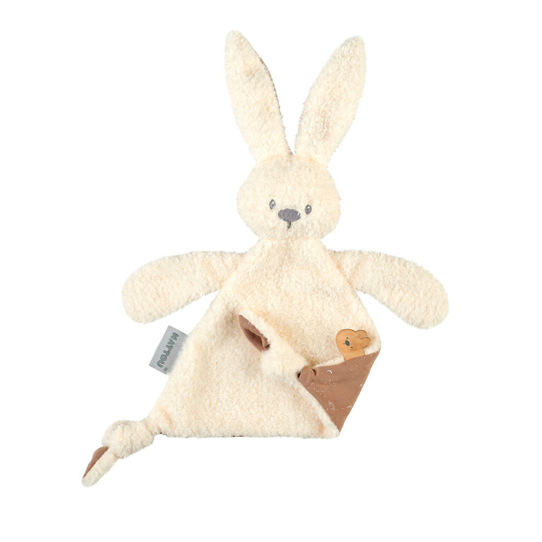 NATTOU DOUDOU TRIANGLE LAPIDOU TEDDY - VANILLE