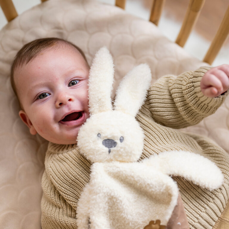 NATTOU DOUDOU TRIANGLE LAPIDOU TEDDY - VANILLE
