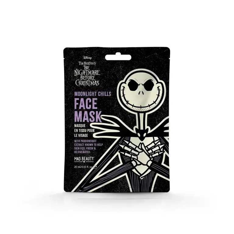 MAD BEAUTY MASQUE EN FEUILLE POUR LE VISAGE - NIGHTMARE BEFORE CHRISTMAS
