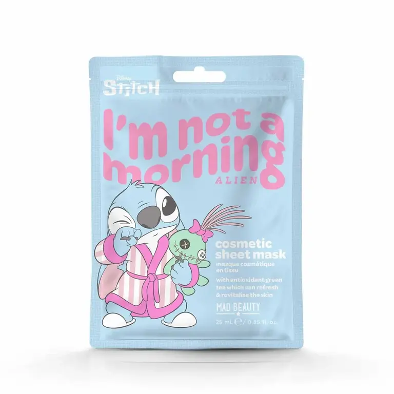MAD BEAUTY MASQUE EN FEUILLE POUR LE VISAGE - STITCH PAMPER