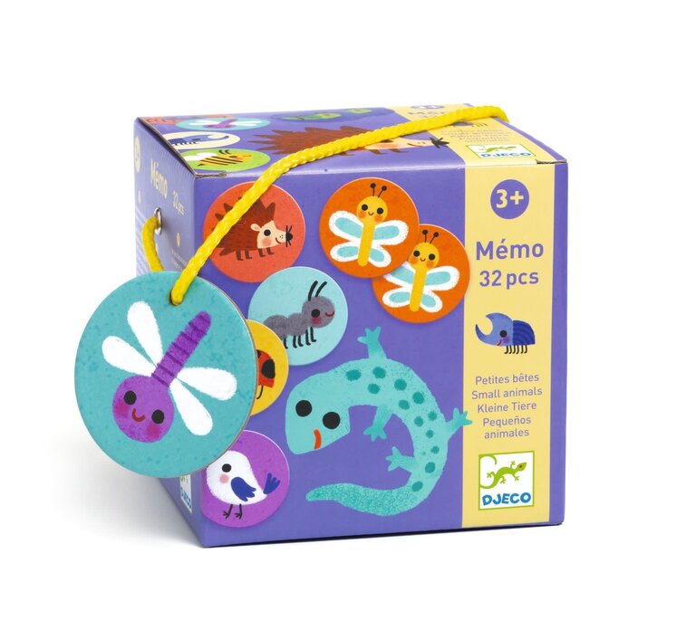 DJECO JEU DE MÉMOIRE - PETITES BÊTES