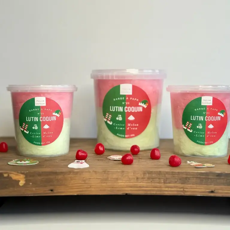 MAUVE BONBON BARBE À PAPA - LUTIN COQUIN