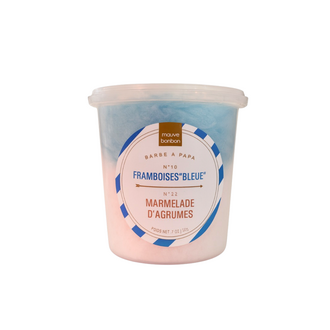 MAUVE BONBON BARBE À PAPA - FRAMBOISES BLEUE/MARMELADE D'AGRUMES - 20 gr