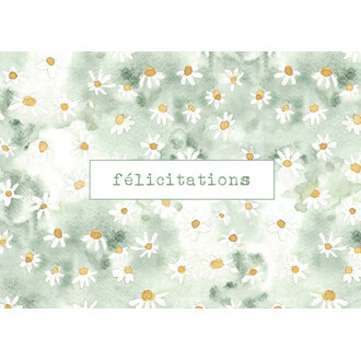 STÉPHANIE RENIÈRE CARTE DE SOUHAITS - MARGUERITE 03
