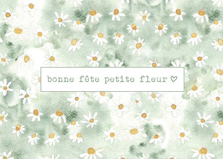 STÉPHANIE RENIÈRE CARTE DE SOUHAITS - MARGUERITE 06