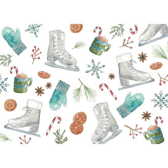 STÉPHANIE RENIÈRE MINI CARTE DE SOUHAITS - BLANCHE M