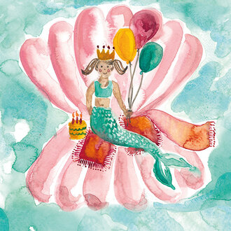 STÉPHANIE RENIÈRE MINI CARTE DE SOUHAITS - OCEANE M