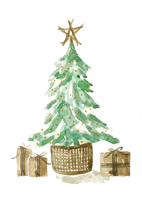 STÉPHANIE RENIÈRE MINI CARTE DE SOUHAITS - INGRID