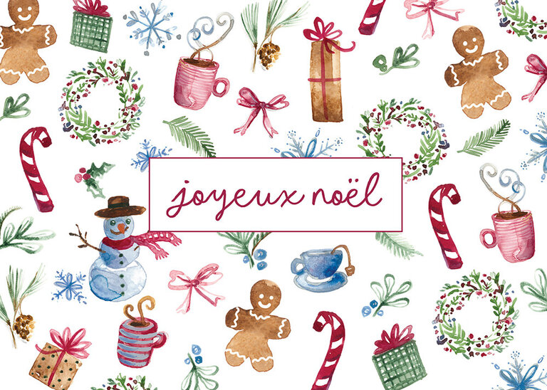 STÉPHANIE RENIÈRE  CARTE DE SOUHAITS - NOELLA 01