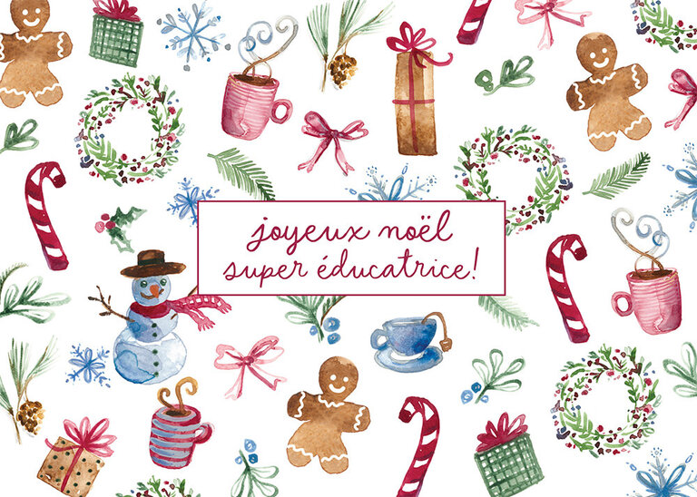 STÉPHANIE RENIÈRE CARTE DE SOUHAITS - NOËLLA 04