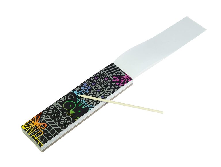 RUSTICA MES MARQUE-PAGES À GRATTER - LE CHAT DU PÈRE NOËL