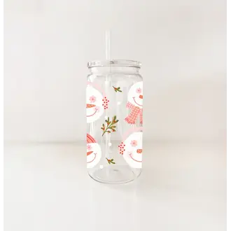 MÖMY MÖMY - VERRE 16 OZ PLASTIQUE - BONHOMMES DE NEIGE