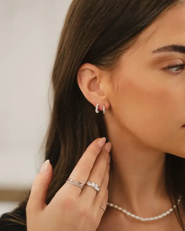 SOHA BOUCLES D'OREILLES CATERINA - ARGENT