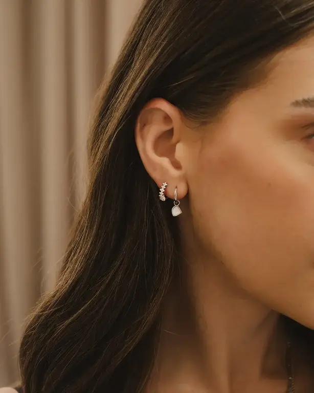 SOHA BOUCLES D'OREILLES CÉLIA - ARGENT