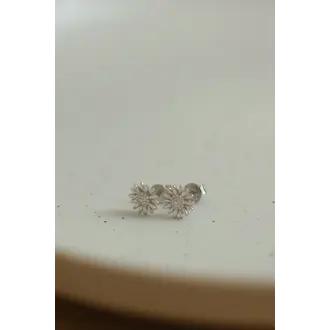 SOHA SOHA - BOUCLES D'OREILLES DAISY - ARGENT