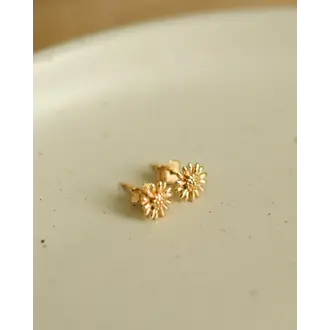 SOHA SOHA - BOUCLES D'OREILLES DAISY - VERMEIL