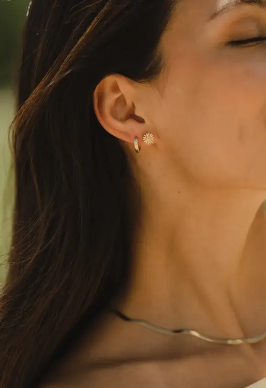 SOHA BOUCLES D'OREILLES DAISY - VERMEIL