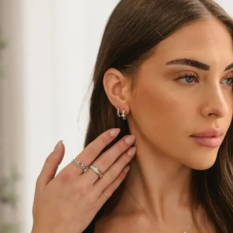 SOHA BOUCLES D'OREILLES NOA - ARGENT