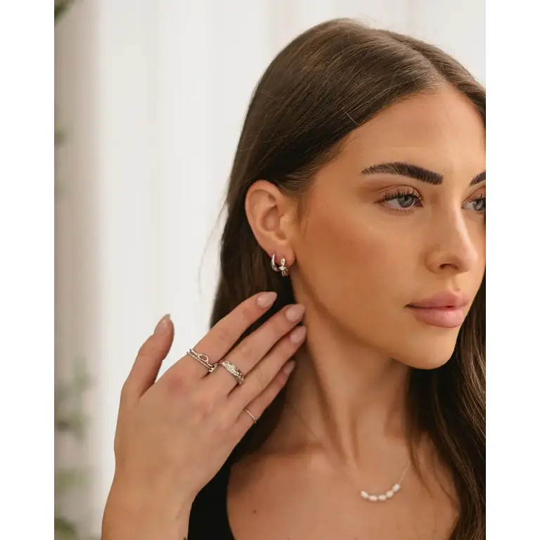 SOHA BOUCLES D'OREILLES NOA - ARGENT