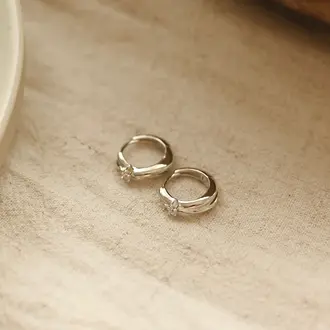 SOHA BOUCLES D'OREILLES NOA - ARGENT