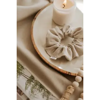 SOHA CHOUCHOU EN LIN - CRÈME