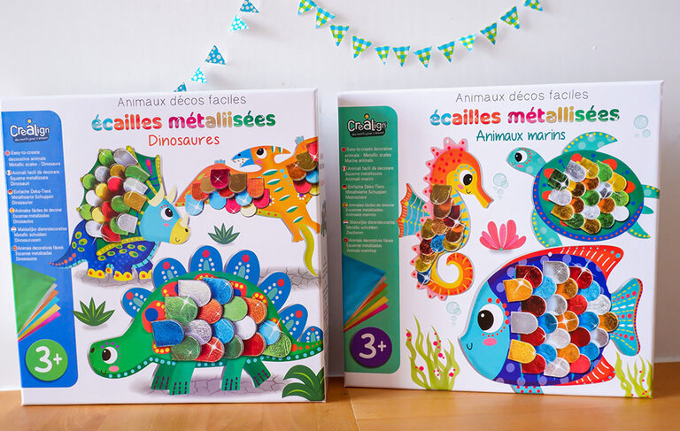 CREALIGN CREALIGN - ÉCAILLES MÉTALLISÉES - DINOSAURES