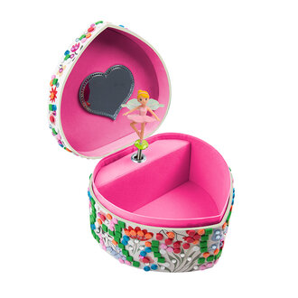 SYCOMORE BOÎTE À MUSIQUE MOSAÏQUES 3D COEUR BALLERINE