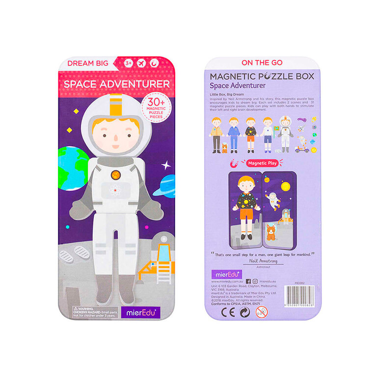 MIEREDU MIEREDU - BOÎTE MAGNÉTIQUE DE VOYAGE - EXPLORATEUR SPATIAL