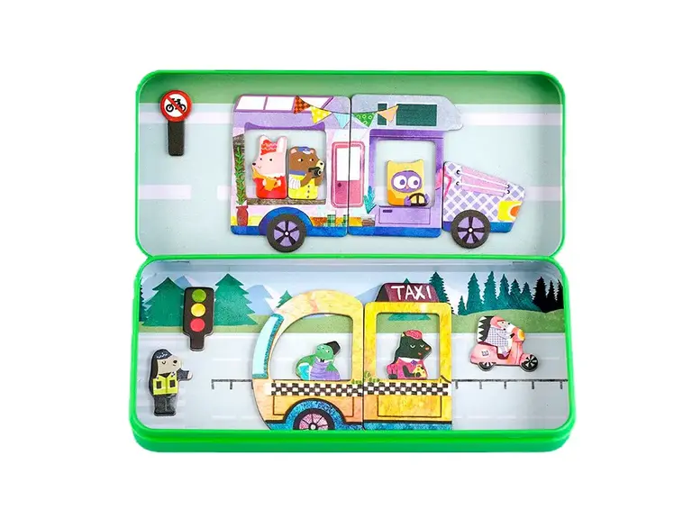 MIEREDU MIEREDU - BOÎTE MAGNÉTIQUE DE VOYAGE - VÉHICULES