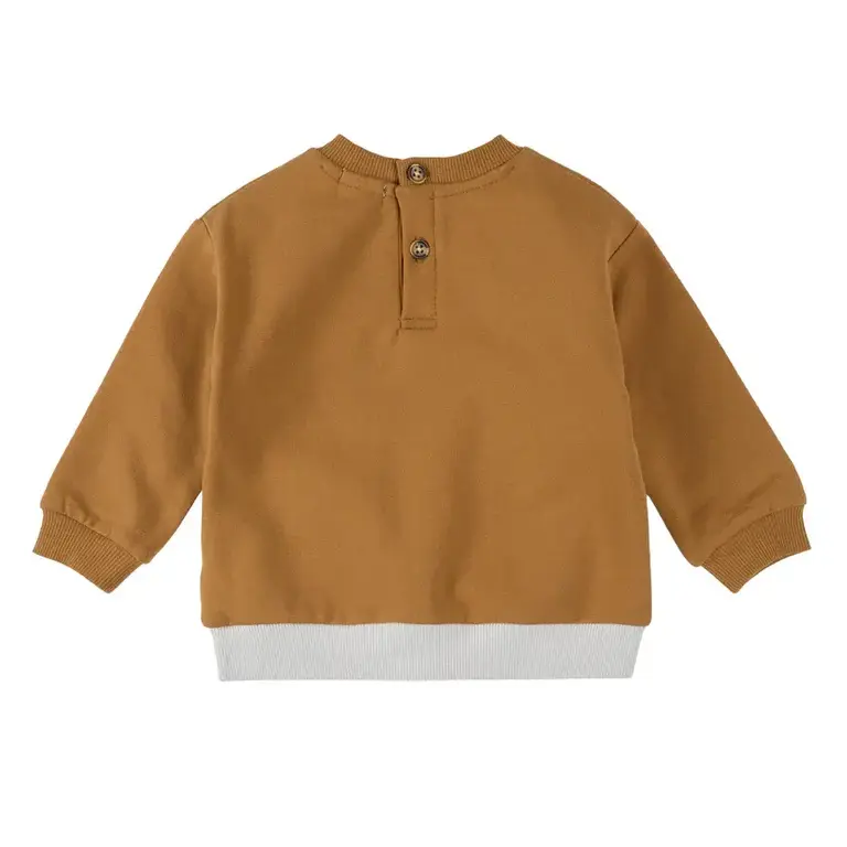 PETIT LEM ENSEMBLE EN MOLLETON COLORBLOCK - GOLD