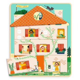 DJECO PUZZLE 3 NIVEAUX (12 PCS) - CHEZ LEO