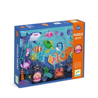 DJECO PUZZLE GÉANT - TACTILOMER (24+8 PCS)