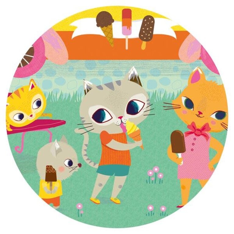 DJECO DJECO - PUZZLE SILHOUETTE - LE GLACIER 16 PCS