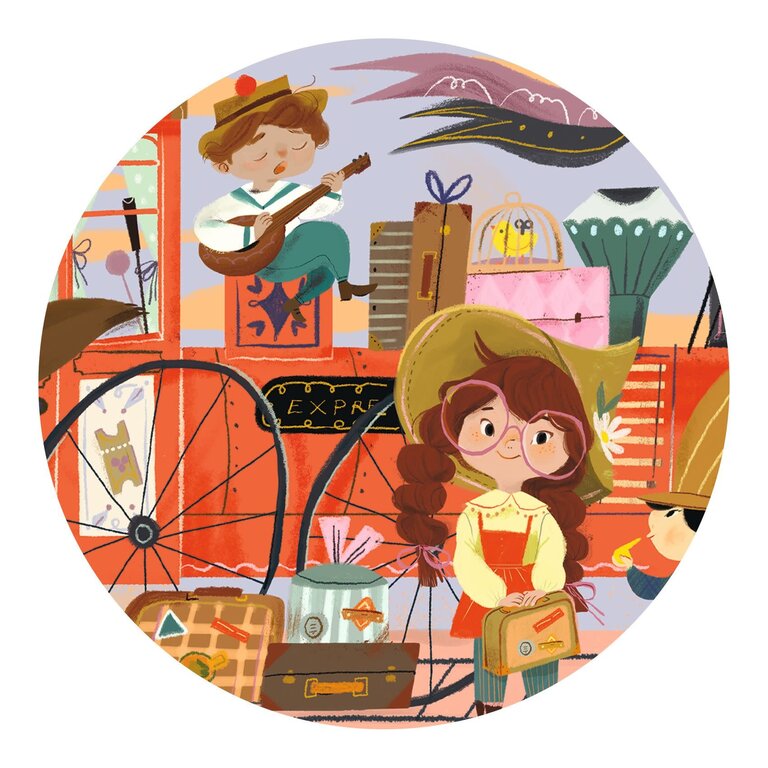 DJECO DJECO - PUZZLE SILHOUETTE - LE VOYAGE DE MIA 36 PCS