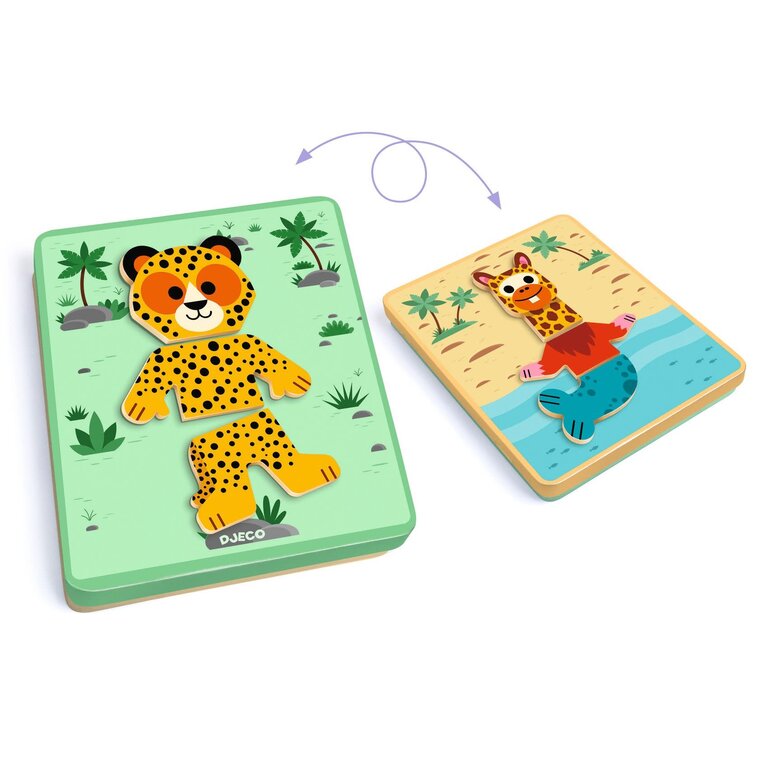 DJECO DJECO - PUZZLE INZEBOX - MIX'N'MATCH