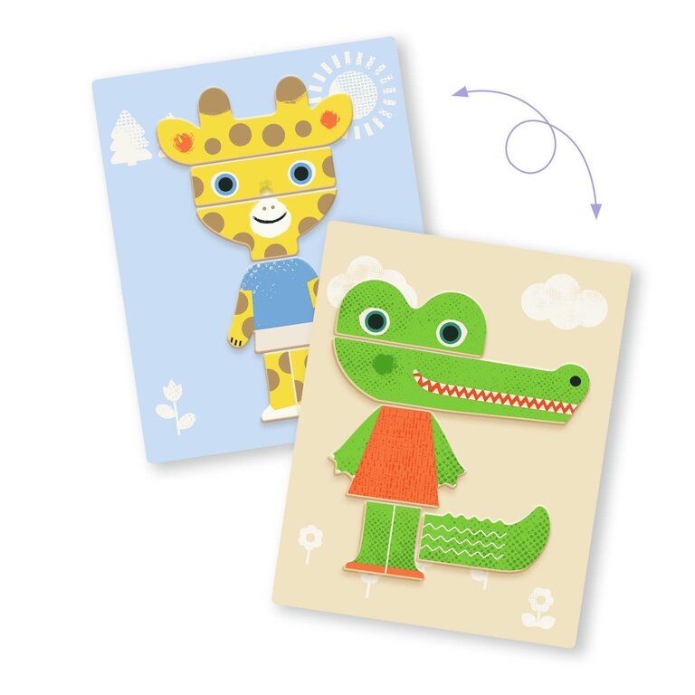 DJECO PUZZLE INZEBOX - MIX ANIMALS