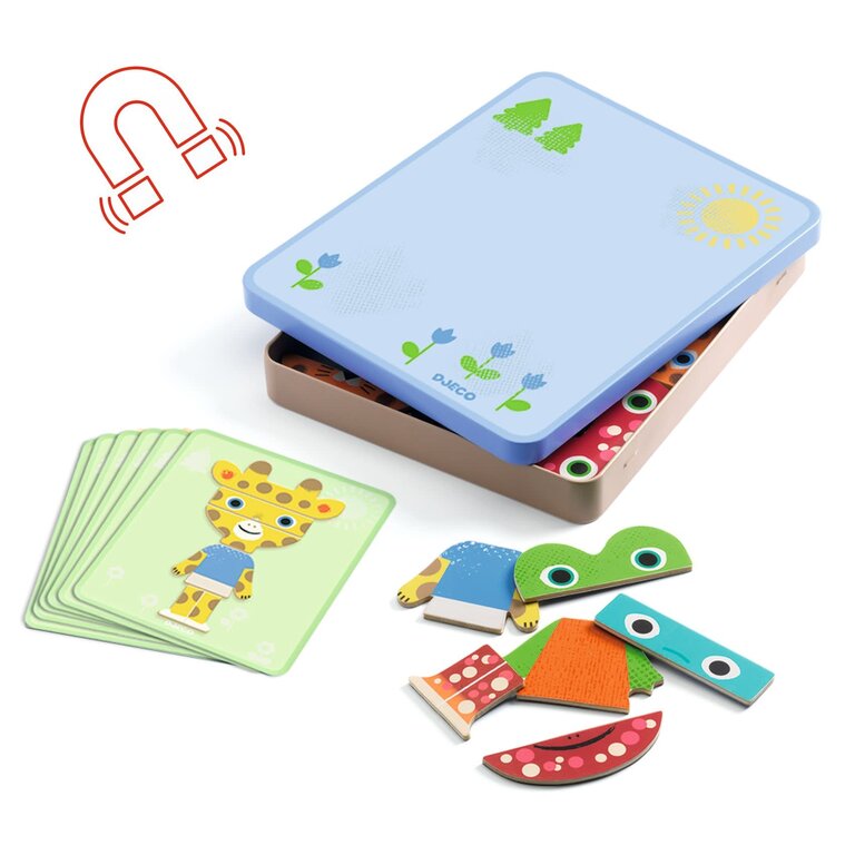 DJECO DJECO - PUZZLE INZEBOX - MIX ANIMALS